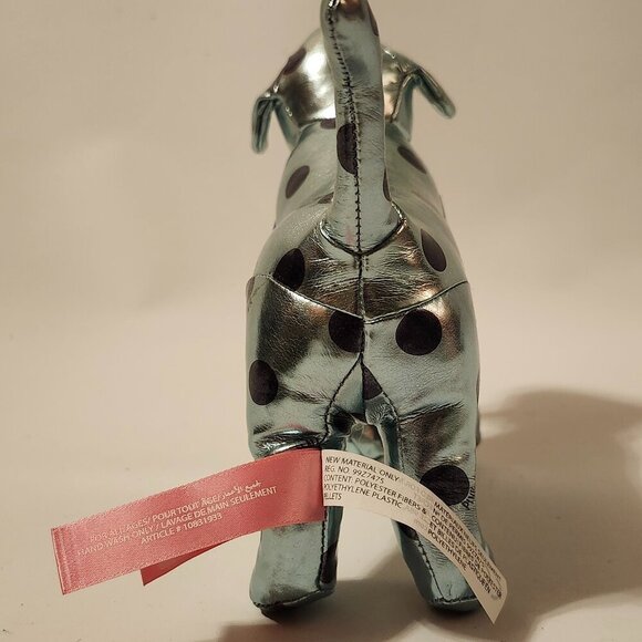 VICTORIA'S SECRET PINK Dog Metallic Plush Toy 8" - Picture 5 of 6